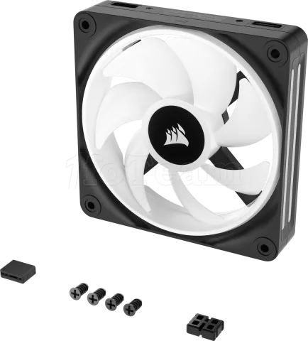 Photo de Ventilateur de boitier supplémentaire Corsair iCue Link QX RGB - 12cm (Noir)