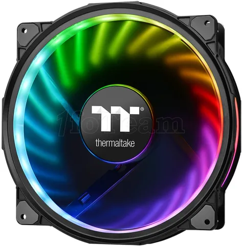 Photo de Ventilateur de boitier Thermaltake Riing Plus 20 LED RGB TT Premium Edition (20cm)