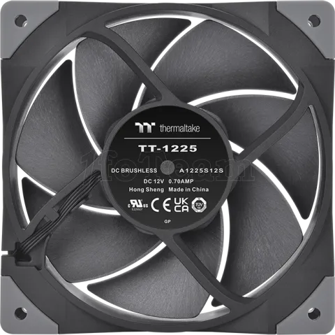 Photo de Ventilateur de boitier Thermaltake SwaFan GT - 12cm (Noir)