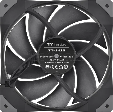 Photo de Ventilateur de boitier Thermaltake SwaFan GT - 14cm (Noir)