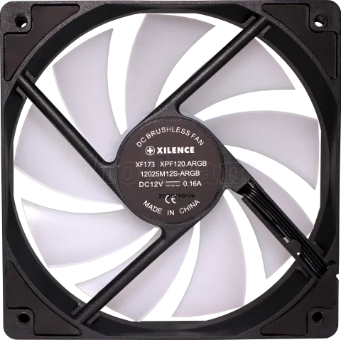 Photo de Ventilateur  de boitier Xilence Performance A+ XPF120 ARGB PWM 12cm (Noir)