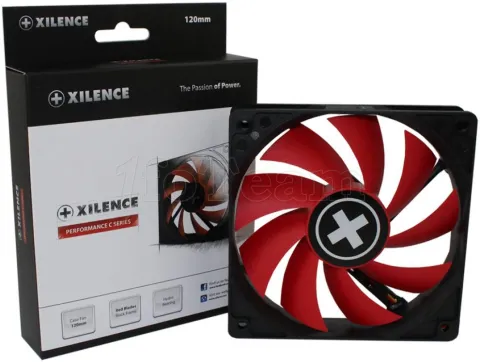 Photo de Ventilateur de boitier Xilence Performance C XPF120 12cm (Noir/Rouge)