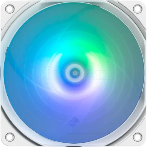 Photo de Ventilateur de boitier Zalman AF Reverse RGB - 12cm (Blanc)