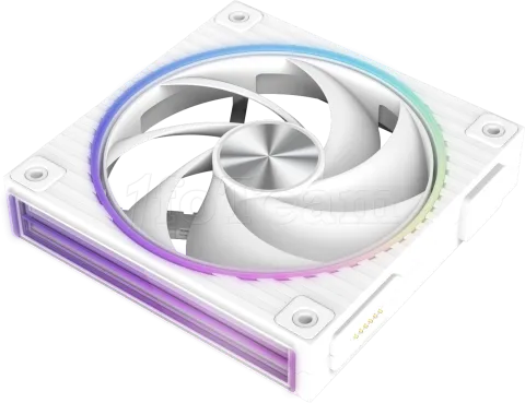Photo de Ventilateur de boitier Zalman ZM-DF120 RGB - 12cm (Blanc)