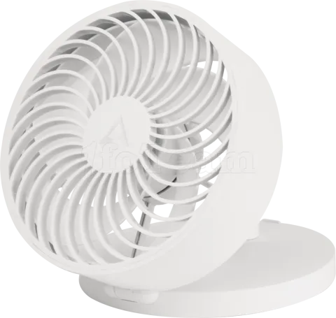Photo de Ventilateur de bureau sur batterie Arctic Summair Plus - Ø11,2cm (Blanc)