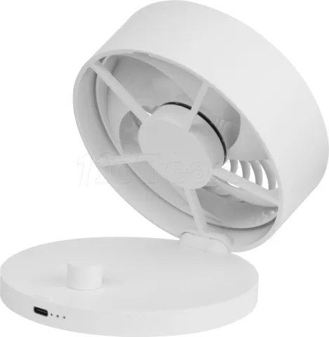 Photo de Ventilateur de bureau sur batterie Arctic Summair Plus - Ø11,2cm (Blanc)