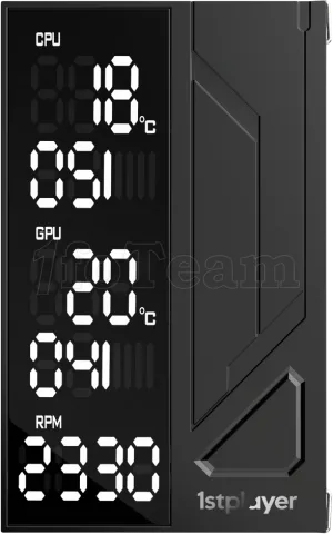 Photo de Ventilateur pour processeur 1stPlayer FB12S (Noir)