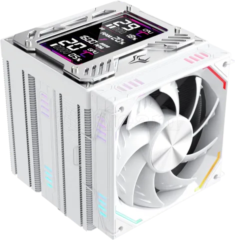 Photo de Ventilateur pour processeur 1stPlayer Frosty RGB (Blanc)