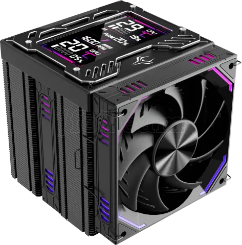 Photo de Ventilateur pour processeur 1stPlayer Frosty RGB (Noir)