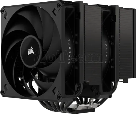 Photo de Ventilateur pour processeur Corsair A115 Twin Tower (Noir)