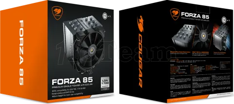 Photo de Ventilateur pour processeur Cougar Forza 85 (Noir)