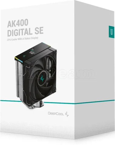 Photo de Ventilateur pour processeur DeepCool AK400 Digital SE (Noir)