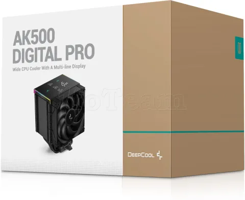 Photo de Ventilateur pour processeur DeepCool AK500 Digital Pro RGB (Noir)