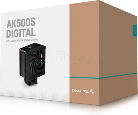Photo de Ventilateur pour processeur DeepCool AK500S Digital RGB (Noir)