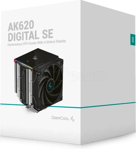 Photo de Ventilateur pour processeur DeepCool AK620 Digital SE RGB (Noir)
