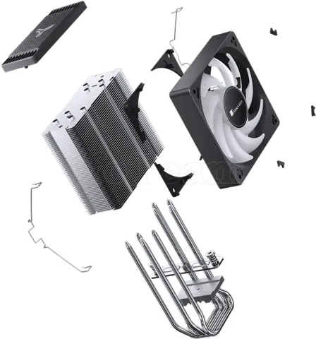 Photo de Ventilateur pour processeur Jonsbo CR-1000 Evo RGB (Noir)