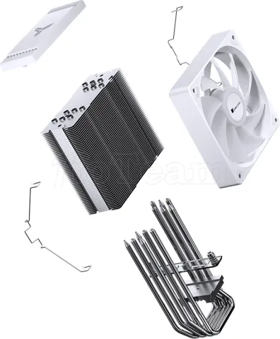 Photo de Ventilateur pour processeur Jonsbo CR-1000 Max V2 RGB (Blanc)