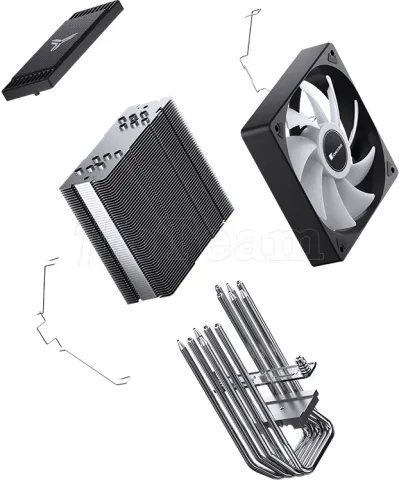Photo de Ventilateur pour processeur Jonsbo CR-1000 Max V2 RGB (Noir)