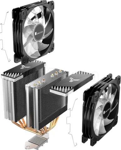 Photo de Ventilateur pour processeur Jonsbo CR 2000GT RGB (Noir)