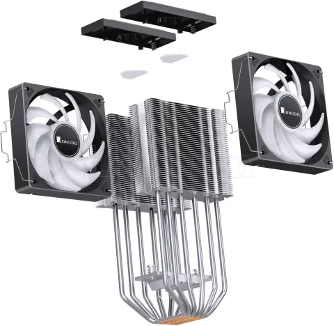 Photo de Ventilateur pour processeur Jonsbo CR-3000E Color RGB (Noir)