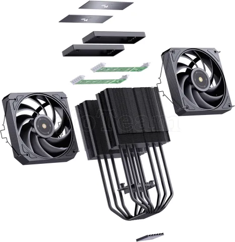 Photo de Ventilateur pour processeur Jonsbo HX6280 RGB (Noir)