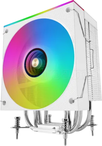 Photo de Ventilateur pour processeur Mars Gaming MCPU-LCD RGB (Blanc)