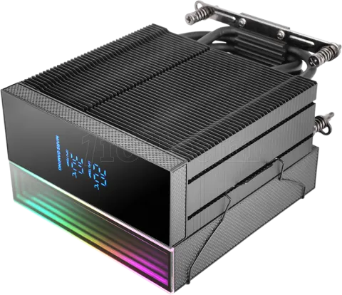 Photo de Ventilateur pour processeur Mars Gaming MCPU-LCD RGB (Noir)