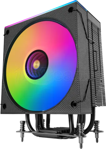 Photo de Ventilateur pour processeur Mars Gaming MCPU-LCD RGB (Noir)