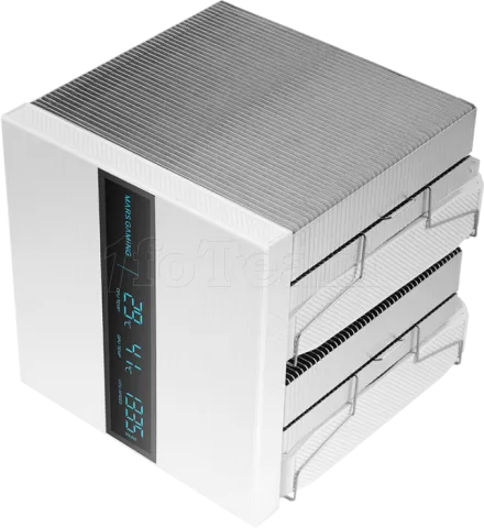 Photo de Ventilateur pour processeur Mars Gaming MCPU-LCDPro RGB (Blanc)