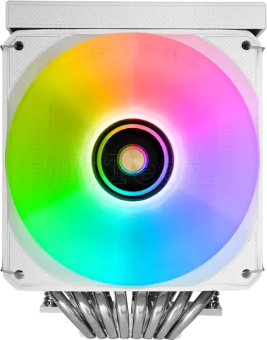 Photo de Ventilateur pour processeur Mars Gaming MCPU-LCDPro RGB (Blanc)