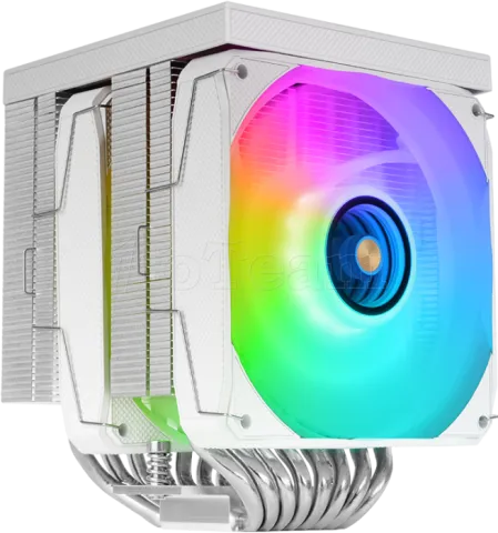 Photo de Ventilateur pour processeur Mars Gaming MCPU-LCDPro RGB (Blanc)