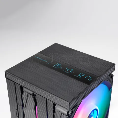 Photo de Ventilateur pour processeur Mars Gaming MCPU-LCDPro RGB (Noir)