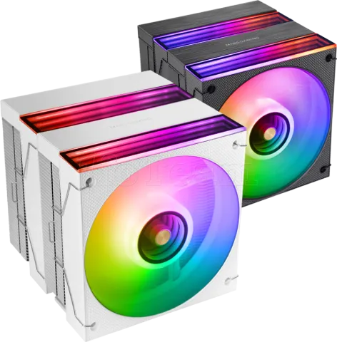 Photo de Ventilateur pour processeur Mars Gaming MCPU-X26 RGB (Blanc)