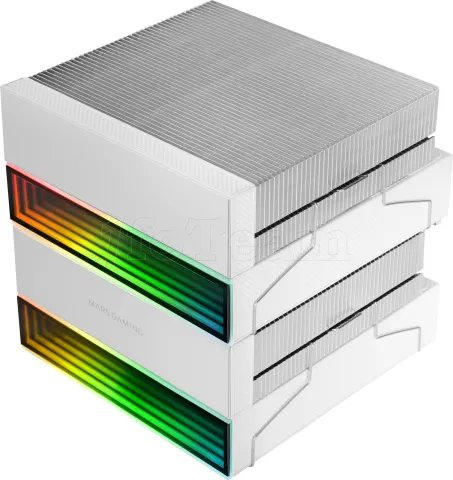 Photo de Ventilateur pour processeur Mars Gaming MCPU-X26 RGB (Blanc)