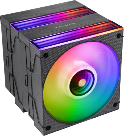 Photo de Ventilateur pour processeur Mars Gaming MCPU-X26 RGB (Noir)