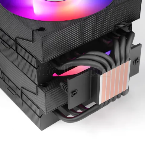 Photo de Ventilateur pour processeur Mars Gaming MCPU-X26 RGB (Noir)