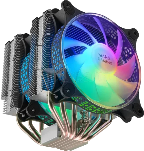 Photo de Ventilateur pour processeur Mars Gaming MCPU-XT RGB (Noir)