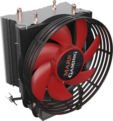 Photo de Ventilateur pour processeur Mars Gaming MCPU117 (Noir/Rouge)