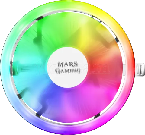 Photo de Ventilateur pour processeur Mars Gaming MCPU120 RGB (Noir)