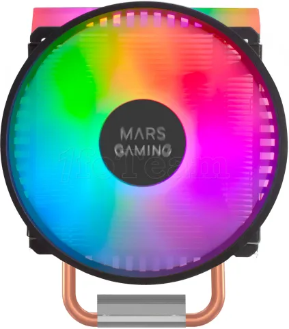 Photo de Ventilateur pour processeur Mars Gaming MCPU44 RGB (Noir)