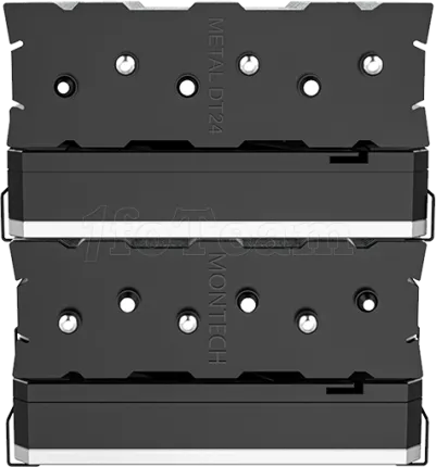 Photo de Ventilateur pour processeur Montech Metal DT24 Base (Noir)