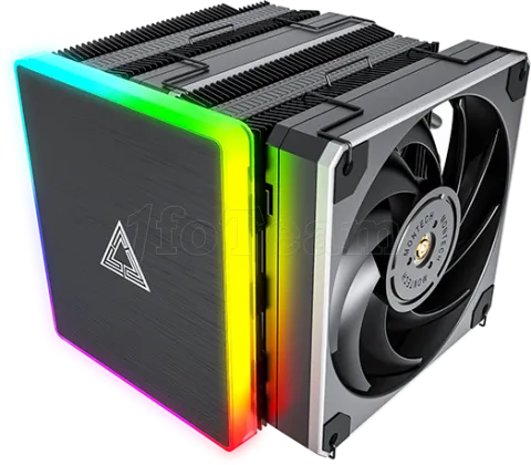 Photo de Ventilateur pour processeur Montech Metal DT24 Premium RGB (Noir)