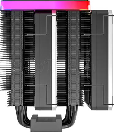 Photo de Ventilateur pour processeur Montech Metal DT24 Premium RGB (Noir)