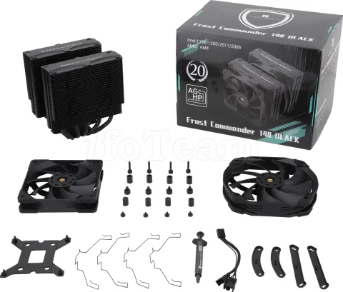Photo de Ventilateur pour processeur Thermalright Frost Commander 140 (Noir)