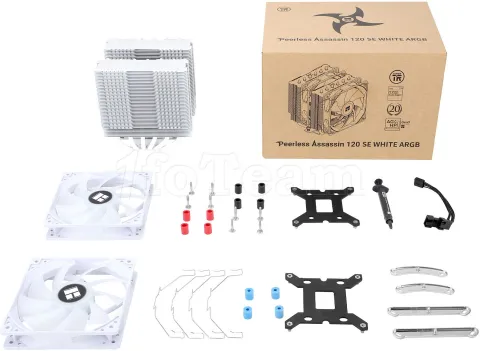 Photo de Ventilateur pour processeur Thermalright Peerless Assassin 120 SE ARGB (Blanc)