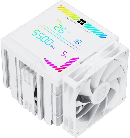 Photo de Ventilateur pour processeur Thermalright Peerless Assassin 140 Digital ARGB (Blanc)