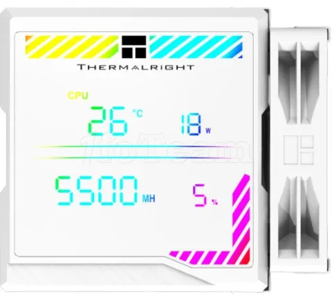 Photo de Ventilateur pour processeur Thermalright Peerless Assassin 140 Digital ARGB (Blanc)