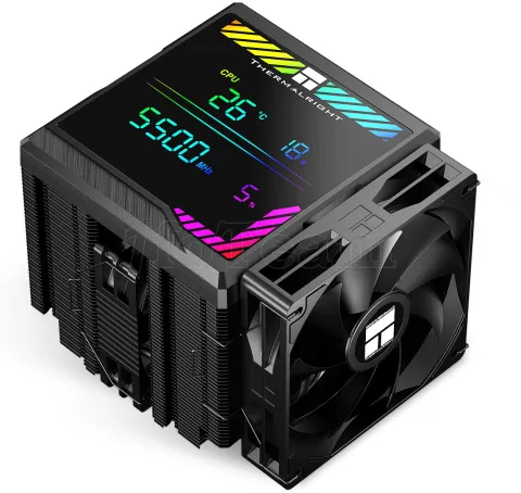 Photo de Ventilateur pour processeur Thermalright Peerless Assassin 140 Digital ARGB (Noir)