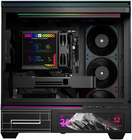 Photo de Ventilateur pour processeur Thermalright Peerless Assassin 140 Digital ARGB (Noir)