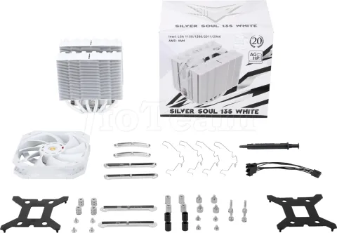 Photo de Ventilateur pour processeur Thermalright Silver Soul 135 (Blanc)
